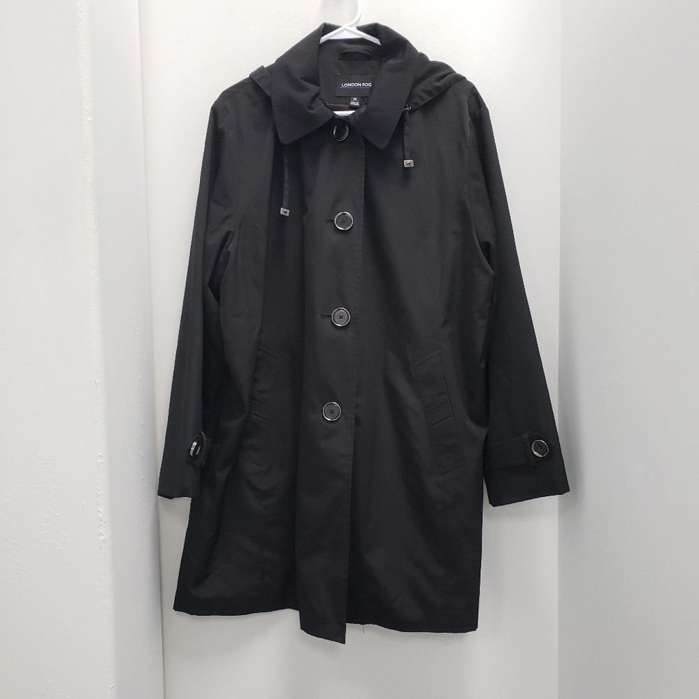 Black London Fog Womens Jacket
